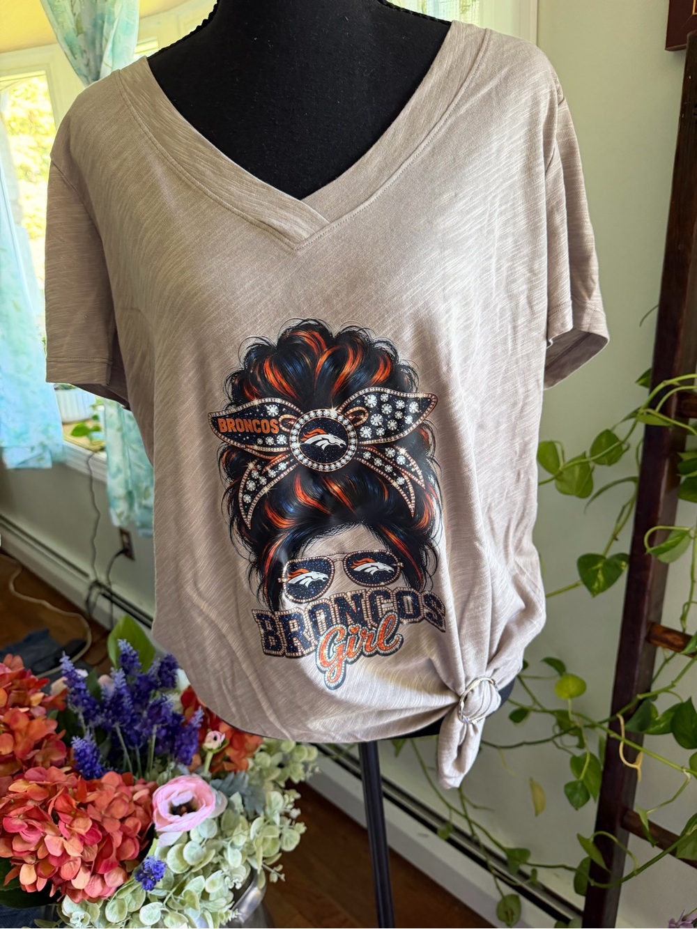 Broncos Girl V-Neck Tee